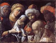 Andrea Mantegna The adoration of the Konige France oil painting artist